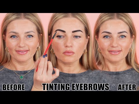 Tinting Eyebrows At Home Using Refectocil Tint Easy Step By Step Tutorial