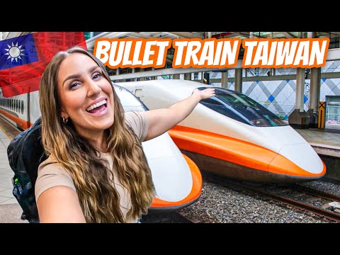 FIRST TIME Riding Taiwan’s FASTEST Bullet Train 🇹🇼 (Taipei to Kaohsiung)