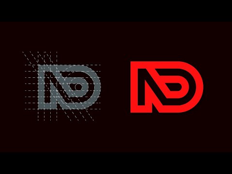 Monogram Logo Design Process - Adobe Illustrator CC