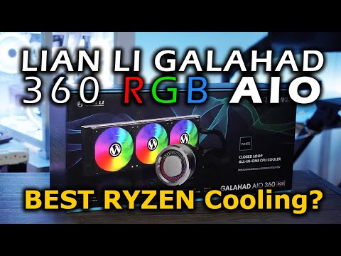 BEST AIO Cooling for Ryzen 5900X | Lian Li Galahad AIO 360 RGB Review