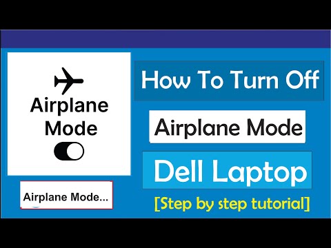 How to Turn Off Airplane Mode on Dell Laptop