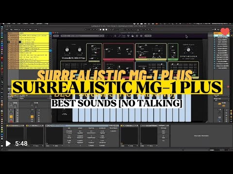 SURREALISTIC MG 1 PLUS synth  - Best Presets [no talking] [FREE VST]