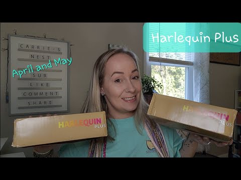 Harlequin Plus Unboxing for April and May 2021 #harlequinplus #unboxing #booksubscription