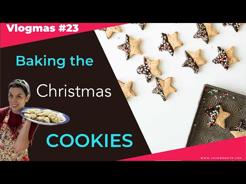 Vlogmas #23: Baking Christmas Cookies for Santa 🎅🏻 and all of our Neighbors 🎄