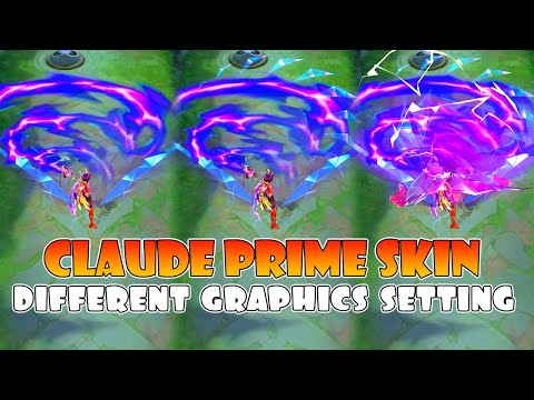 Claude Prime Skin in Different Graphics Settings