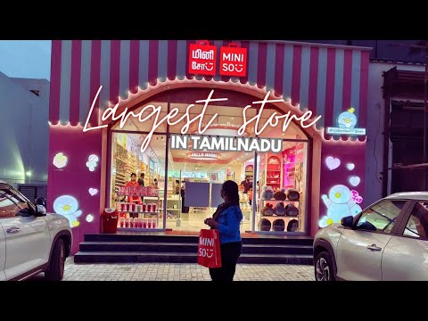 Tamilnadu Largest Shop | ECR Miniso  #miniso #trending #new #shopping #placestovisit