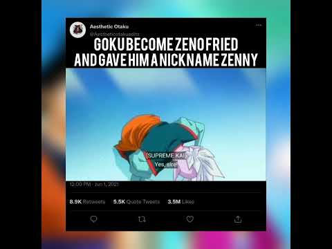 Goku promised Zeno to get a friend to him.#anime