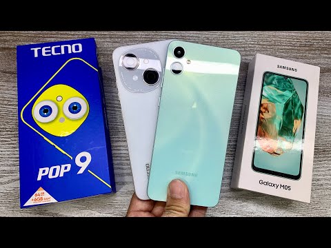 Tecno Pop 9 vs Samsung M05 - Flipkart Sale Discount 🔥| 50mp Camera 📸 | Gaming Processor 🎮