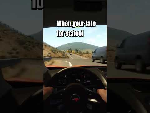 When your late for school #forzahorizon #forza #meme #automobile #gta4themesong #driving #techno