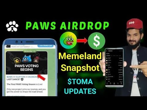 Aizaz Engineer - PAWS Upcoming Airdrops｜ Memeland panda Airdrop ｜Tomato 🍅 Airdrop