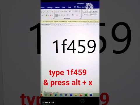 symbol in MS WORD #msword #shorts Just wait....