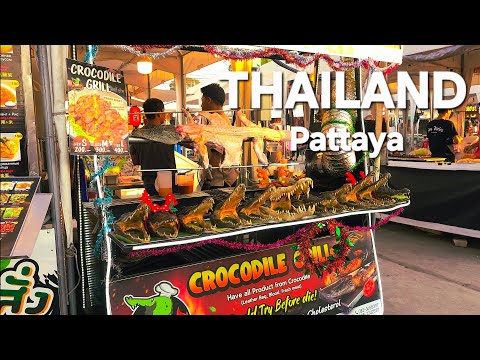 Crocodile meat @ Chang Beach Party | Pattaya | Thailand | December 2024