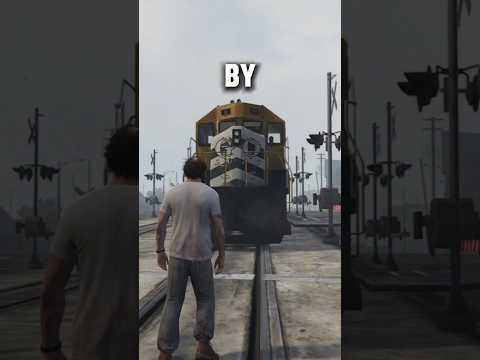 Main Character VS Train #shorts #grandtheftauto #gaming #videogame #gta #games