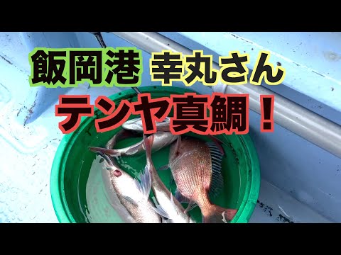 飯岡港【幸丸】さんテンヤ真鯛