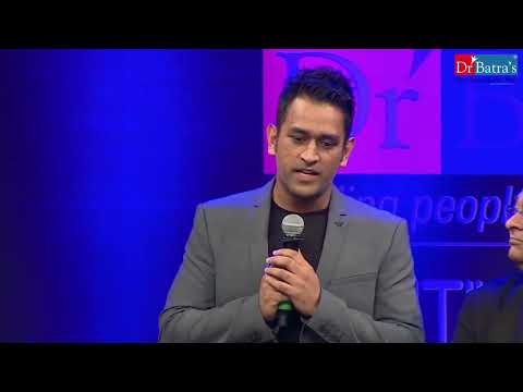 MS Dhoni's Inspiring Words For Real Life Heroes - Dr Batra's Positive Health Awards 2024