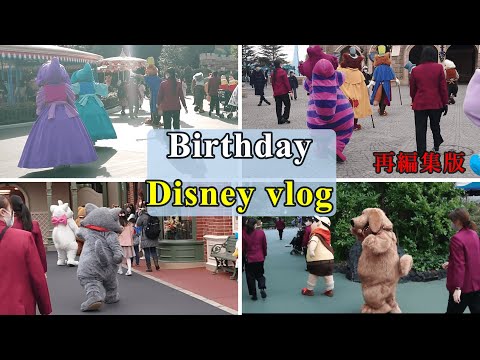 【Disney Vlog】友人の誕生日に行く！1泊2日のディズニーランド&ディズニーシー　パート１