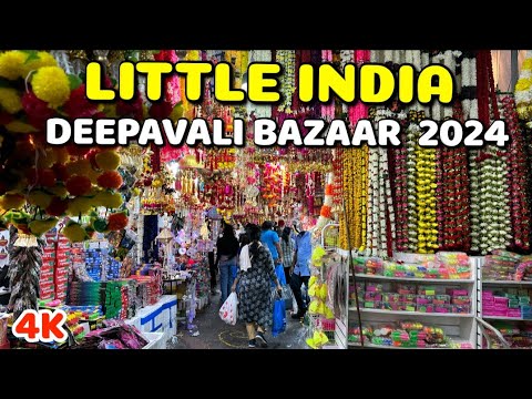 Singapore's Little India in Full Festive Glory | Deepavali Bazaar 2024 Shopping Tour | Diwali 2024