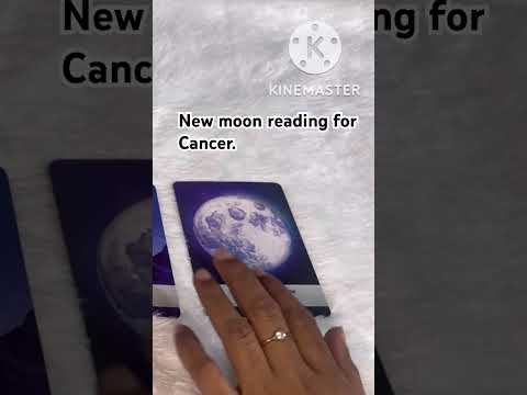 New Moon Reading for Cancer.   #zodiacsigns #newmoon #cancer #tarot#guidance