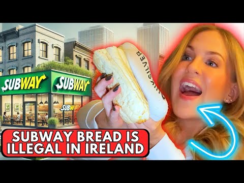 This Sandwich is BANNED in Ireland | Trying Americas Subway Sandwich For The First Time