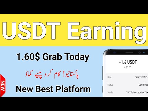 New Usdt Earning Website Today - Best Investment Website - Online Earning Website in Pakistan 2024