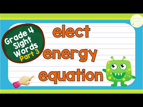 Sight Words - Grade 4 Level 3 | Practice Reading | Basic English Words | Learn How to Read | Reading