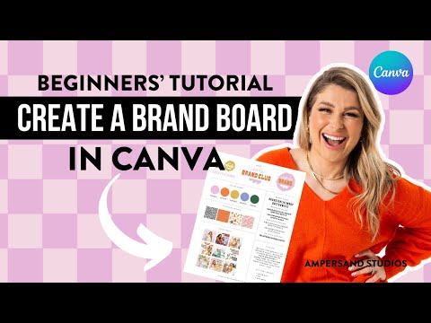 How to create a Brand Board in Canva (for Beginners)