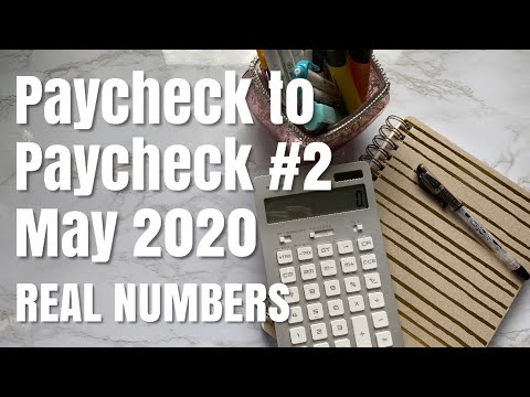 Paycheck to Paycheck BUDGET WITH ME - May #2 REAL NUMBERS & SIDE INCOME - Dave Ramsey Inspired Systm