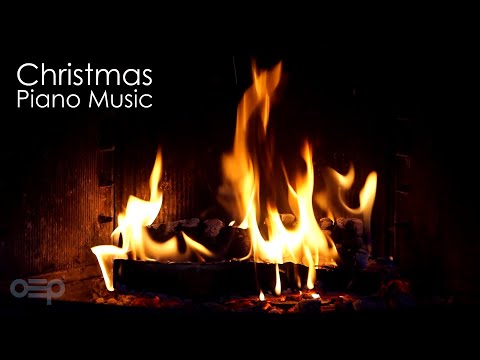 Christmas Piano Music & Fireplace 24/7 - Merry Christmas