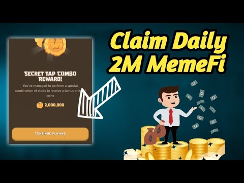 MemeFi update | Claim 2M MemeFi Daily Combo | #airdrop #earnmoney