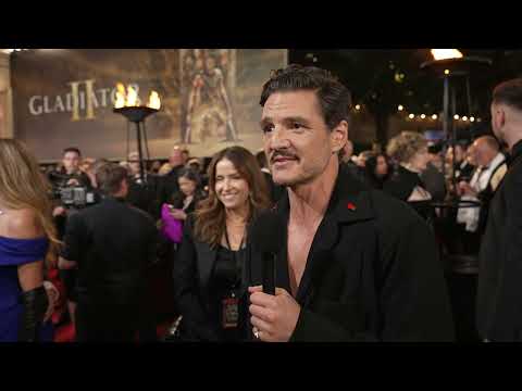 Gladiator II London Premiere - itw Pedro Pascal (Official video)