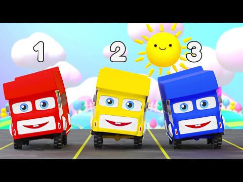 One Little Two Little Compilation | Ten Little Buses | Nursery Rhyme & Song Collection Kids USA