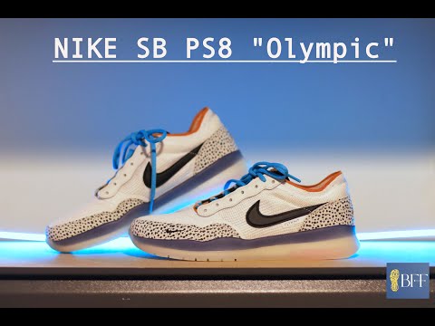 Nike SB PS8 "Safari/Olympic"-  Full Review and Sizing. A great tribute to Sandy Bodecker