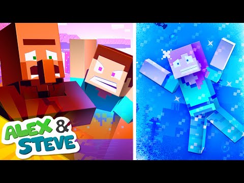 WOULD YOU RATHER (Minecraft Animation) - Alex and Steve Life