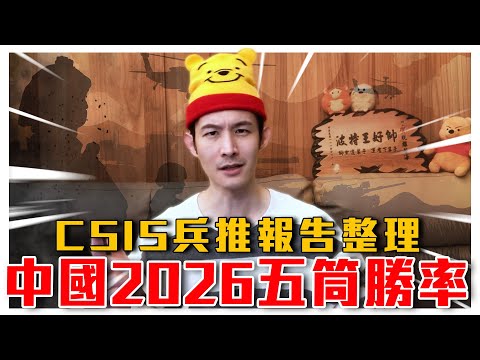 疑美論目的｜中共做到這件事就能五筒成功？｜CSIS台海報告整理｜粉紅特報009期｜波特王好帥