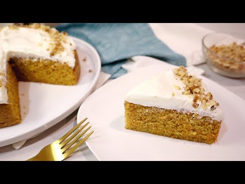 Classic Carrot Cake in 8x8 inch Round Pan | Single Layer