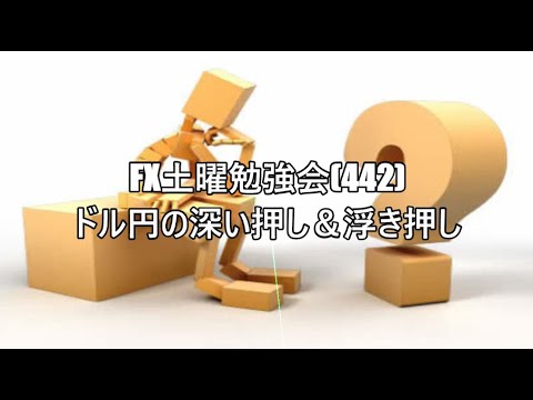 FX土曜勉強会(443)ドル円の深い押し＆浮き押し