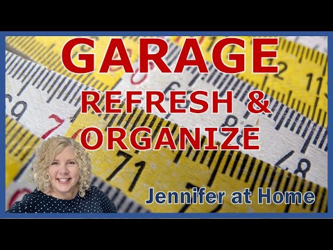 GARAGE REFRESH & ORGANIZE #garage #refresh #makeover #beforeandafter #garagestorage #organization