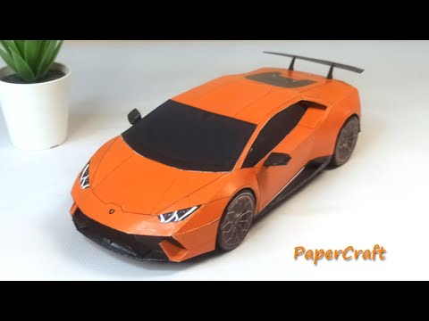 Paper to Lamborghini Huracan Performante papercraft