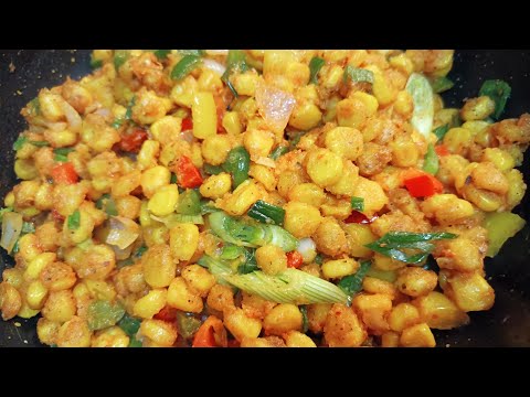 नाश्ता बनाएं मात्र 5 मिनट में हेल्दी और टेस्टी||crispy corn chaat Delhi style||sarojini spl chaat