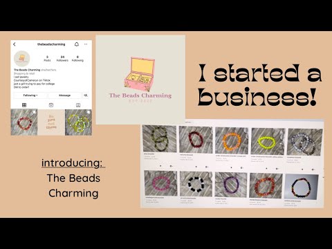 I started a business! #smallbusinessowner | beads charming ep. 1