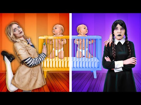 Extreme Babysitting Hacks by WEDNESDAY VS M3GAN | My Nanny is a DOLL by Zoom GO!