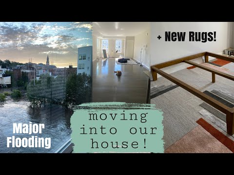 Moving while our building is flooded! + New Rugs