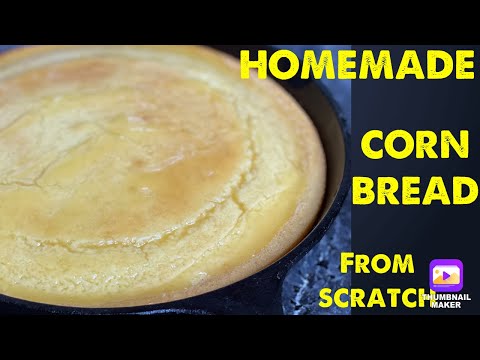 HOW TO MAKE CORNBREAD |  CORNBREAD RECIPE #cornbread #castiron #fromscratch #cornbreadrecipe