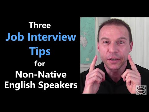 How to Not Be Nervous During a Job Interview - Job Interview Tips for Non-Native English Speakers