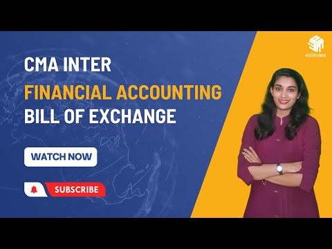 CMA Inter | Financial Accounting | Exam Oriented Revision | Bill of Exchange | CMA Anjaly Peter