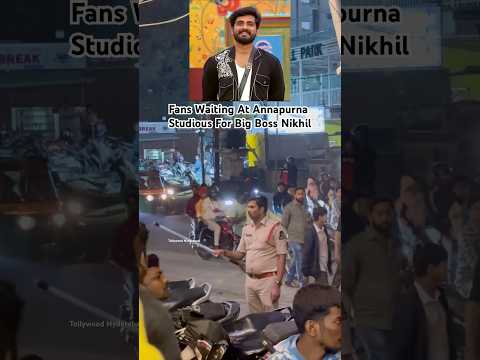 Police Latte Charge Near Annapurna Studious | Big Boss Winner Nikhil #bigboss #bigbossnikhil