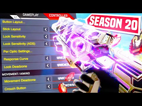 NEW Best Controller Settings In Season 20 (Apex Legends)