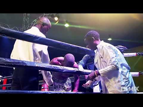 KICKBOXER KAWAGA BAMWEYANA In A First Round TechnicalDraw With Richard Omara After Sustaining Injury