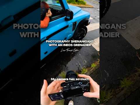 Shooting Photos Of An Ineos Grenadier In The Pouring Rain - POV Car Photography (Sony a6700)