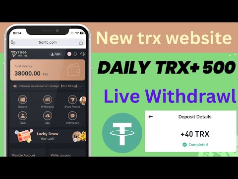 Best Trx-Mining Site | longtime trusted income trx website | free trx site launching today 2024